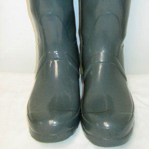 Women's Original Tall Gloss Rain Boots: Slate grey
